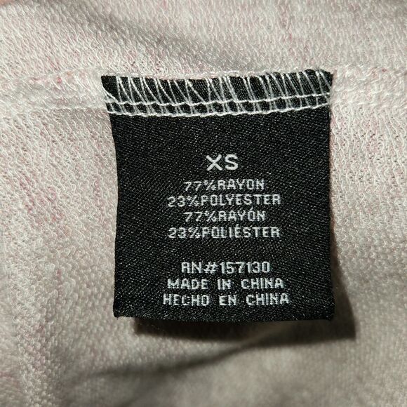 Mesh + Lace Women XS Pink Wrap Top Shirt Yoga Rayon Polyester - Picture 4 of 7